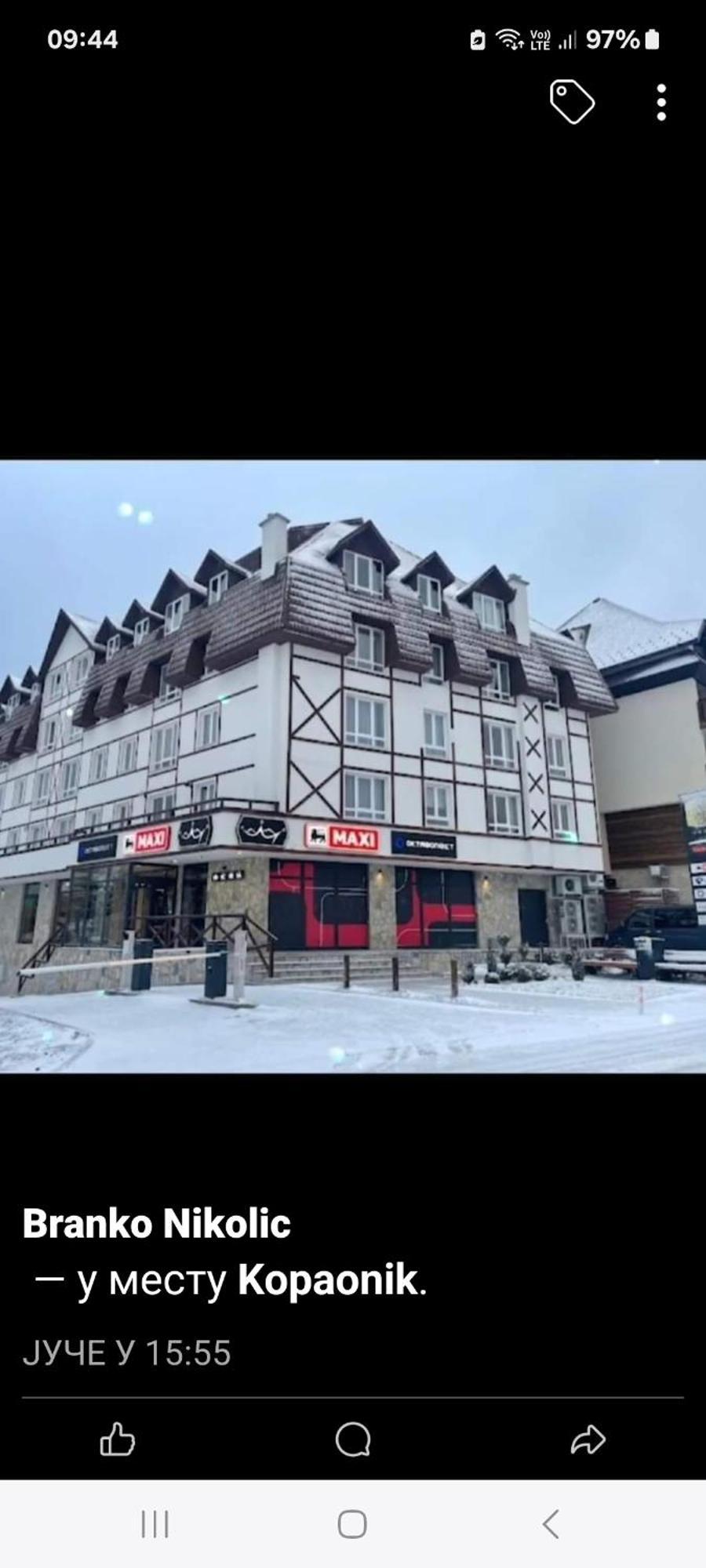 Apartman Kraljevi Cardaci Sadikovic Sa Garazom Копаоник Екстер'єр фото